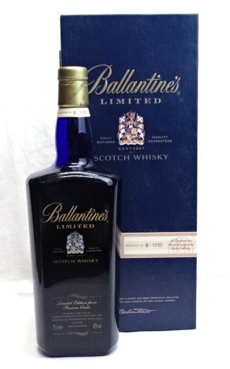 楽天市場】バランタイン リミテッド 750ml 43度 箱付 シリアルナンバー入り スコッチウイスキー Ballantine's Limited  Scotch Whisky : VIOLET