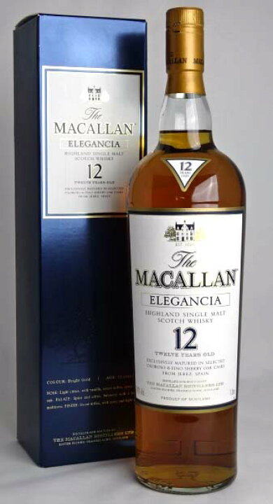 楽天市場】【終売品】 マッカラン 12年 エレガンシア 1000ml 40度 