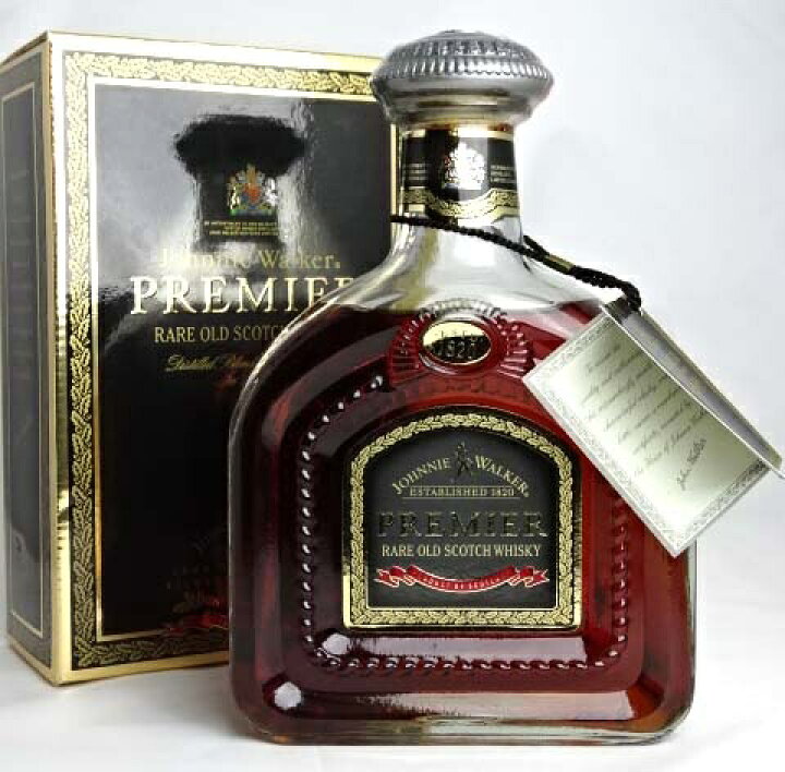 楽天市場】【旧BOX品】ジョニーウォーカー プルミエ 750ml 43度 箱付き 