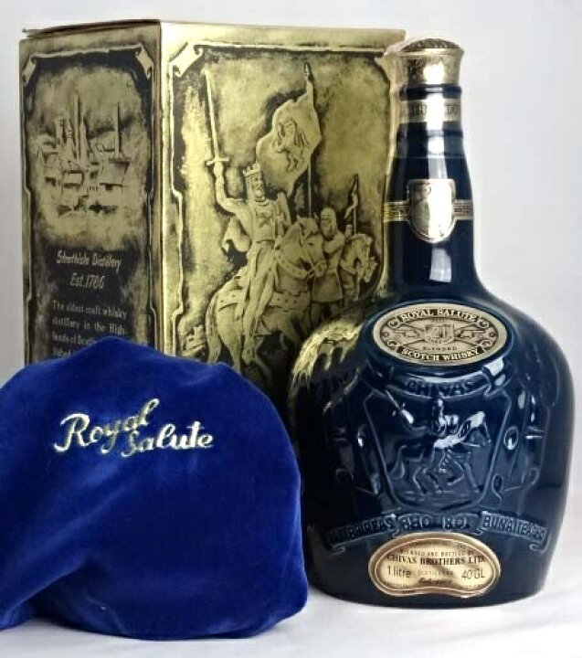 楽天市場】□旧ボトル□ ロイヤルサルート 21年 1000ml 箱、保存袋付き N*n様 Royal Salute 21年 ウイスキー旧ボトル