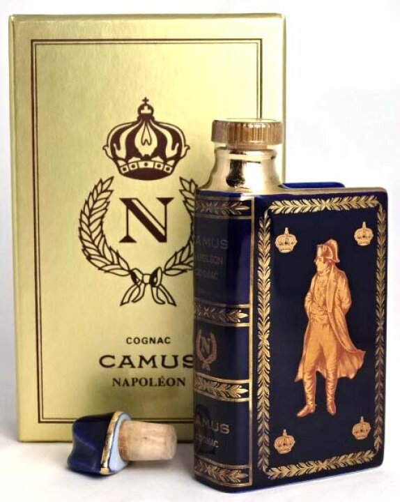 楽天市場】カミュ ブック ナポレオン ミニボトル ブルー 50ml 40度 箱 