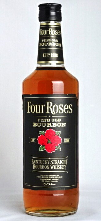 楽天市場】□旧ラベル□ フォアローゼス ブラック 750ml 43度 Four 