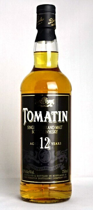 楽天市場】旧ラベル□正規品□ トマーティン 12年 750ml 43度 TOMATIN 