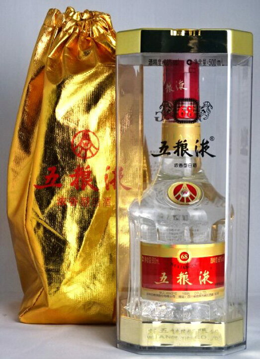 楽天市場】□希少□ 中国酒 五粮液 WULIANGYE 500ml 68度 A07625 