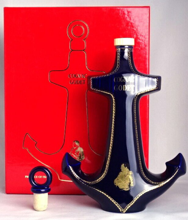 楽天市場】ゴデ アンカー ブルー 700ml 40度 箱付き COGNAC GODET 