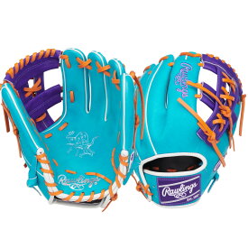 限定【日本未発売】USA【Rawlings(ローリングス)】Gold Glove Club April 2025 硬式用グローブ HOH（ティール・パープル）PROR205-32TEP 11.75 inch■Heart of Hide 内野手用グラブ 200型
