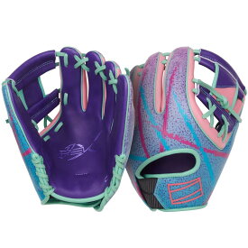 【日本未発売】USA【Rawlings(ローリングス)】硬式用グローブ Rev1X Purple Mint Pink 11.75 inch REV205-2PUM■内野手用グラブ 200 Pattern