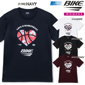 BIKE バイク バスケットボール バスケ レディス ウィメンズ LOVE＆B－BALLレディスプラクティスシャツ 半袖 吸水速乾 BKE0004