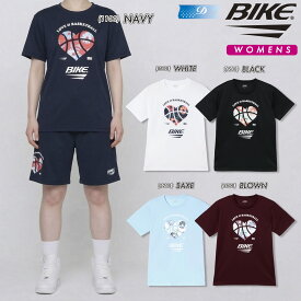 BIKE バイク バスケットボール バスケ レディス ウィメンズ LOVE＆B－BALLレディスプラクティスシャツ 半袖 吸水速乾 BKE0004