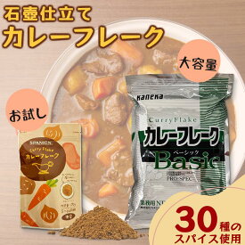 スパイス専門店の カレールー ミニパック スパイス30種 （フレーク） 中辛 170g / 1kg チャック袋入り カレールゥ カレー粉 カレー 香辛料