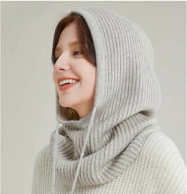 バラクラバ ニット帽 レディース ハイネック フード 2way ドロスト リブニット かわいい 大人可愛い カジュアル おしゃれ かっこいい こなれ感 存在感 キュート ナチュラル 無地 冬 クリスマス バレンタイン ユニセックス 学生 通学 デート お出かけ お泊まり