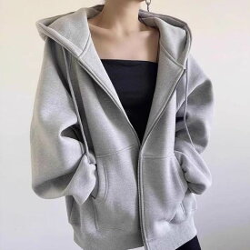 レディース トップス パーカー かわいい 大人可愛い きれいめ シンプル カジュアル おしゃれ こなれ感 ラフ スポーティー 個性的 クール モード系 エレガント モダン 主役級 存在感 フォーマル とろみ感 抜け感 ヴィンテージ ラブリー キュート ゴシック ロリータ