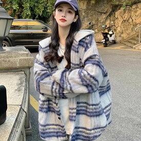 レディース ジャケット カーディガン アウター 長袖 フード ボタン 厚手 かわいい 大人可愛い きれいめ シンプル カジュアル 上品 おしゃれ かっこいい レトロ こなれ感 ラフ メンズライク ボーイッシュ スポーティー 個性的 クール 抜け感 アメリカン アクティブ