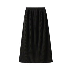 ボトムススカート ロングスカート プリーツスカート ハイウエスト ウエストゴム Aライン かわいい 可愛い 大人可愛い きれいめ シンプル 上品 レトロ おしゃれ かっこいい カジュアル こなれ感 個性的 主役級 存在感 抜け感 オールシーズン ベーシック ナチュラル