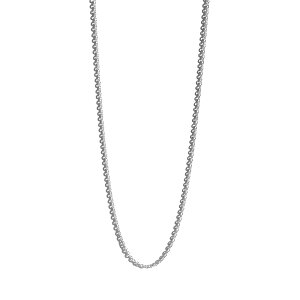 Sterling silver 925 Oval Link Chain Necklace y50cmz`F[ lbNX Vo[ANZT[ ׂ ؚ Y fB[X AM[