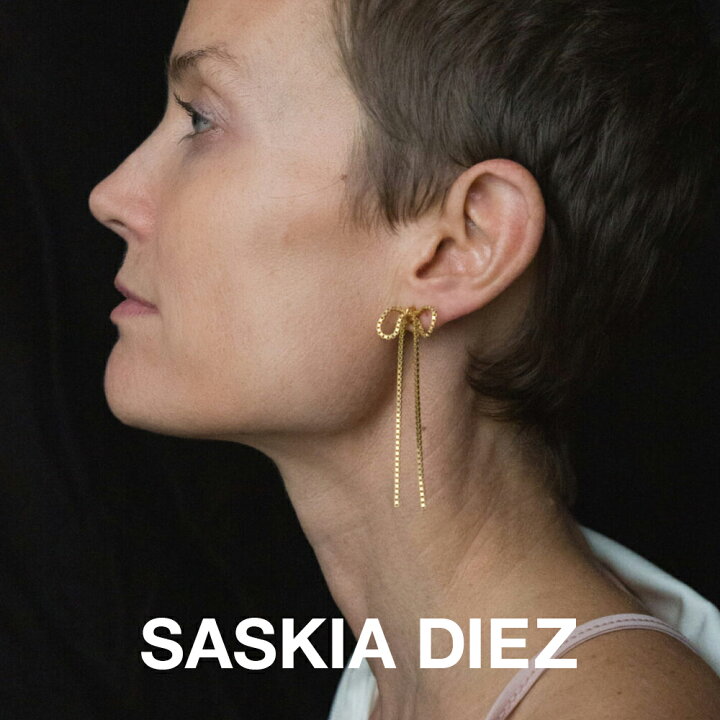 楽天市場】SASKIA DIEZ サスキアディツ【リボン ピアス シルバー925 