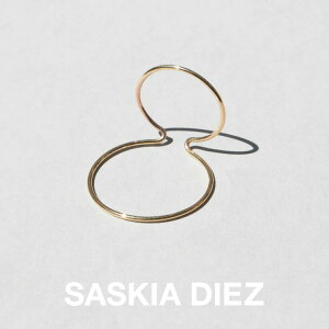 SASKIA DIEZ TXLAfBc GOLD WIRE DOUBLE EARCUFF S[hC[ _u C[Jt fB[X Ўp
