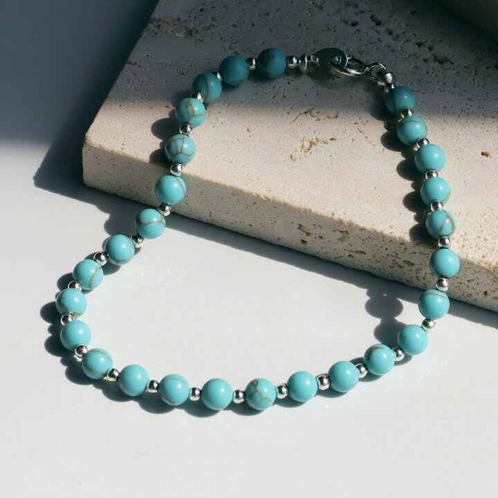 楽天市場】HARPO アルポ TURQUOISE BEADS AND STERLING SILVER 
