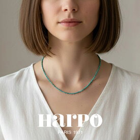 HARPO アルポ【CO239】ターコイズ ビーズ ネックレス Turquoise Beads Necklace インディアンジュエリー フランス パリ レディース ハルポシンプル 天然石