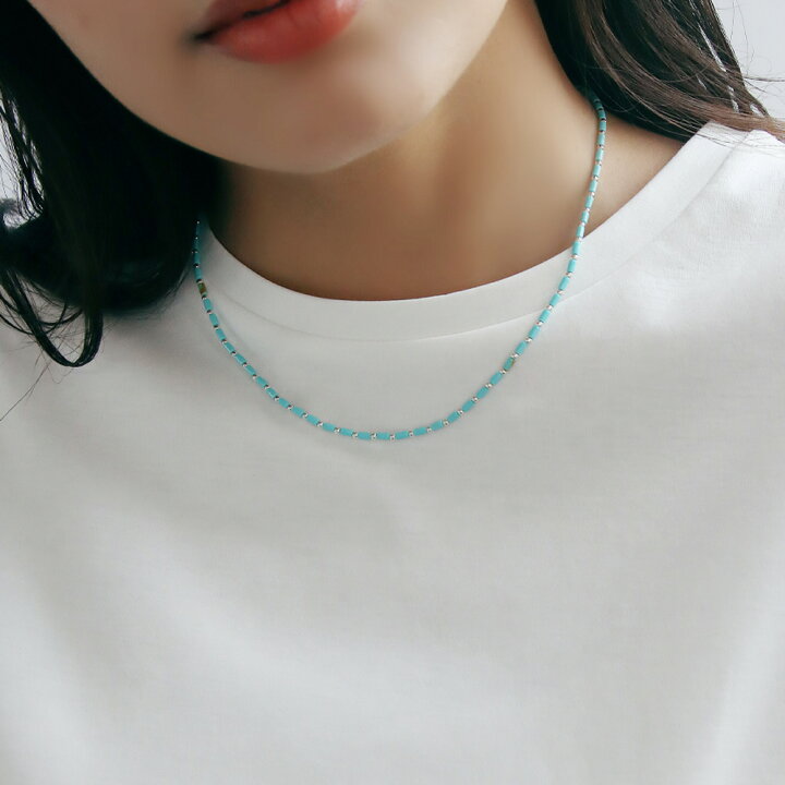 楽天市場】HARPO アルポ【N304】Turquoise heishi beads and liquid 