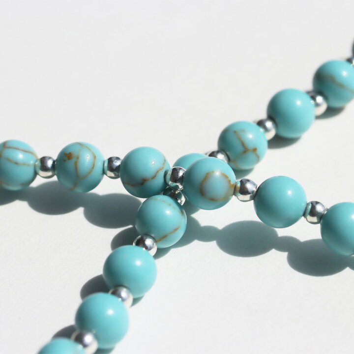 楽天市場】HARPO アルポ【N305】Turquoise round stone and sterling 