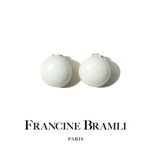 FRANCINE BRAMLI PARIS tV[k u p RAINBALL M BLANC Nbv CO   zCg Vv JWA Ԃ 傫 fB[X