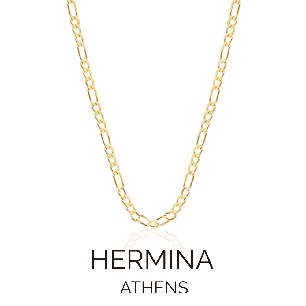 HERMINA ATHENS ヘルミーナ アセン GRECIAN CHAIN グリーシアン チェーン ネックレス ゴールド 50cm ギリシャ だけ のみ：Sparkle