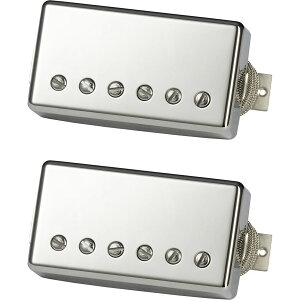 Gibson Greenybucker Set [PUGBDBNC2-SET] (Double black, Nickel cover, Unpotted, Rhythm pickup reverse polarity, T: 8.7k, R: 8.3k, Alnico 2) �y �M�u�\�� �O���[�j�[�o�b�J�[ �Z�b�g �n���o�b�J�[ �s�b�N�A�b�v �z