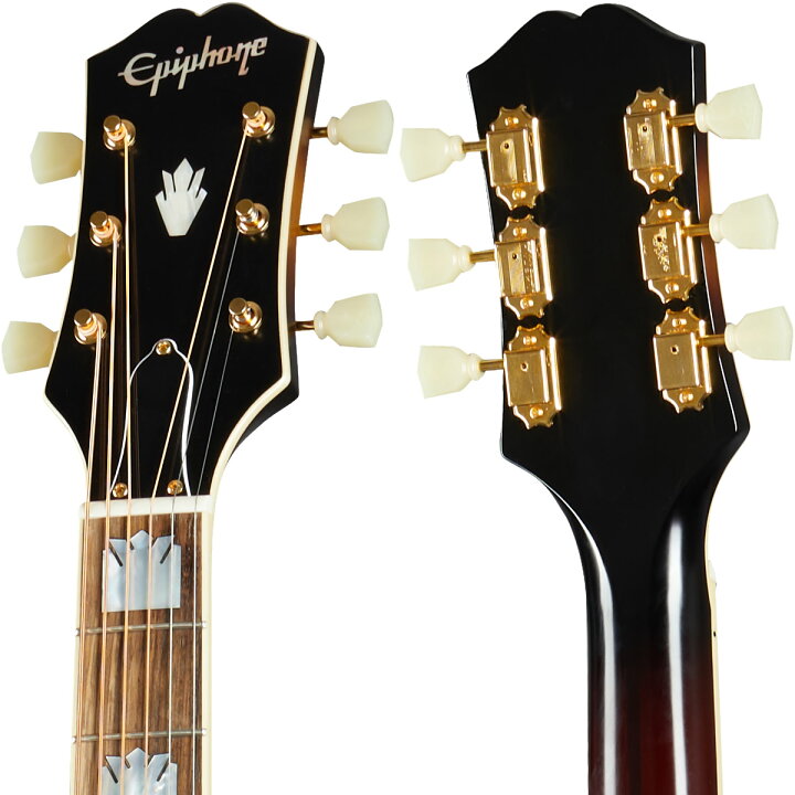 楽天市場】Epiphone Inspired by Gibson J-200 (Aged Vintage Sunburst 