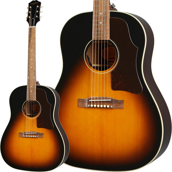 楽天市場】Epiphone Inspired by Gibson J-45 (Aged Vintage Sunburst 