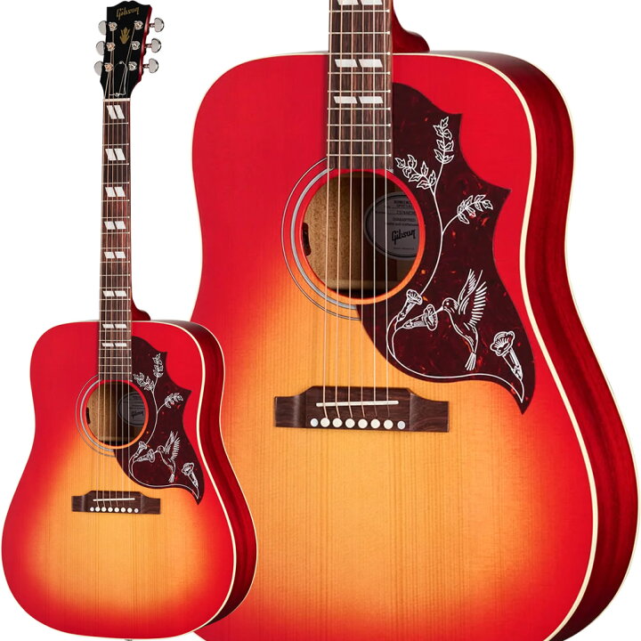 楽天市場】Gibson Hummingbird Special (Satin Vintage Cherry 