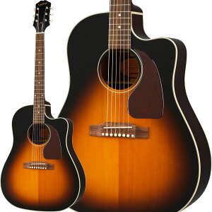 Epiphone Inspired by Gibson J-45 EC (Aged Vintage Sunburst Gloss) [Fishman �v���A���v���� �J�b�^�E�F�C�t�� �G���A�R�d�l] �y �G�s�t�H�� �C���X�p�C�A�h �o�C �M�u�\�� J45 �G�C�W�h ���B���e�[�W �T���o�[�X
