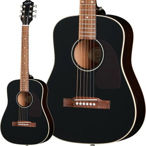 Epiphone J-45 Express (Ebony) [22.68�C���`�E�V���[�g�X�P�[���̗p�g���x���M�^�[] �y �G�s�t�H�� J45 �G�N�X�v���X �G�{�j�[ �u���b�N �R���p�N�g �T�C�Y �A�R�[�X�e�B�b�N�M�^�[ �~�j�M�^�[ �z
