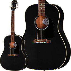 Gibson J-45 Special (Satin Ebony) [LR Baggs �v���A���v���ڃG���A�R�d�l] �y �M�u�\�� �A�R�[�X�e�B�b�N J-45 �X�y�V���� �G�{�j�[ �u���b�N �T�e�� �M�^�[ �G���A�R �z