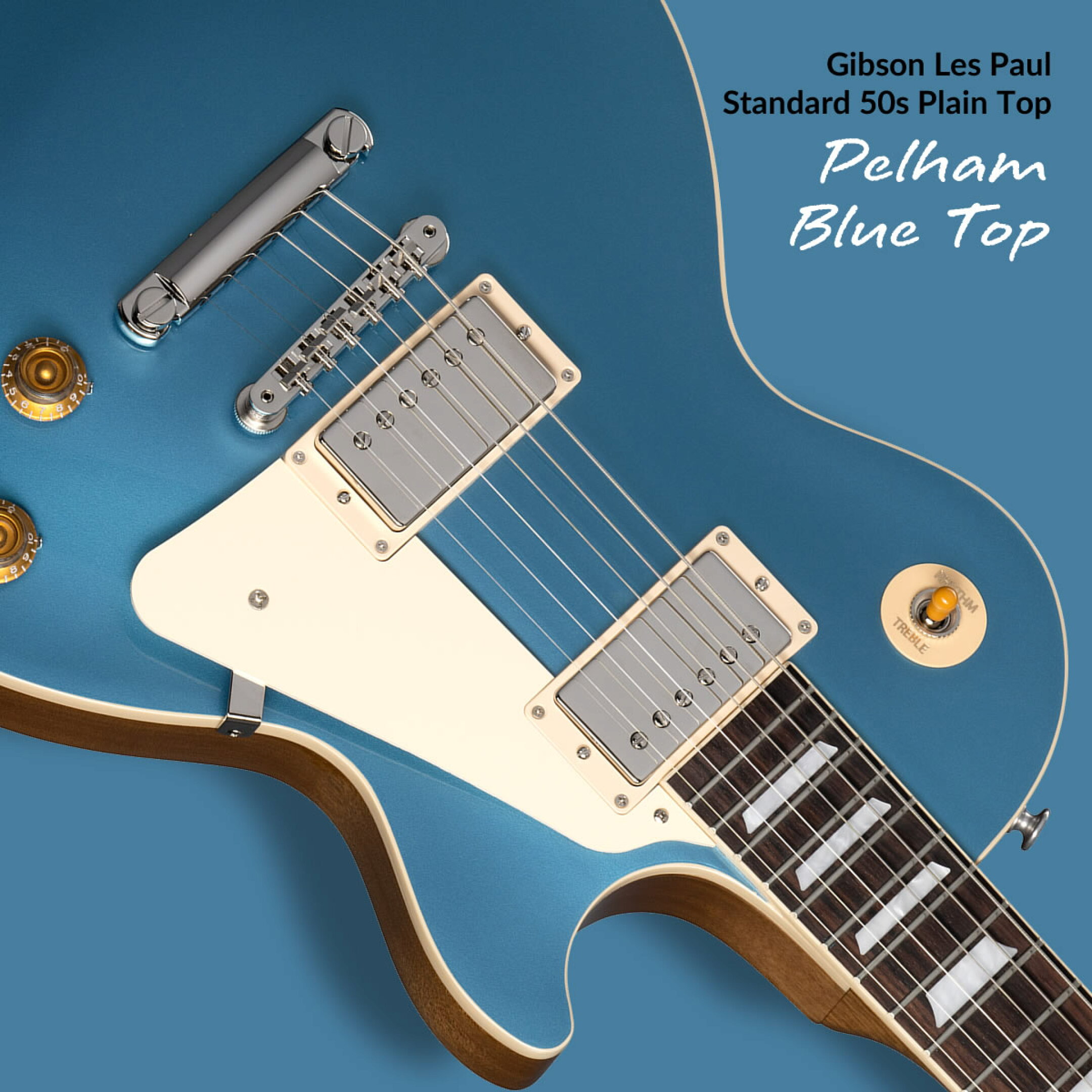Gibson Les Paul Standard 50s Plain Top (Pelham Blue Top) 【 ギブソン レスポール スタンダード ペルハム ブルー トップ エレキギター 】