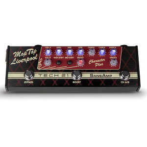 TECH21 SansAmp Character Plus Series Mop Top Liverpool [Vox + Rangemaster Booster-style]�y �e�b�N21 �T���Y�A���v �L�����N�^�[ �v���X �V���[�Y ���H�b�N�X �{ �����W�}�X�^�[ �u�[�X�^�[ �X�^�C�����Č� �y�_�� 