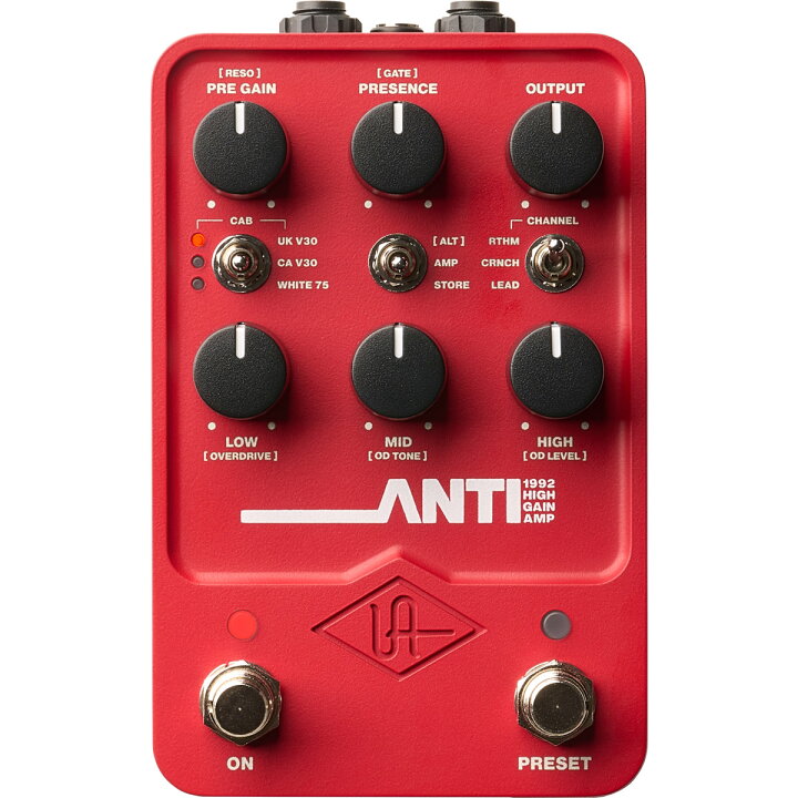 楽天市場】Universal Audio UAFX ANTI 1992 High Gain Amp 