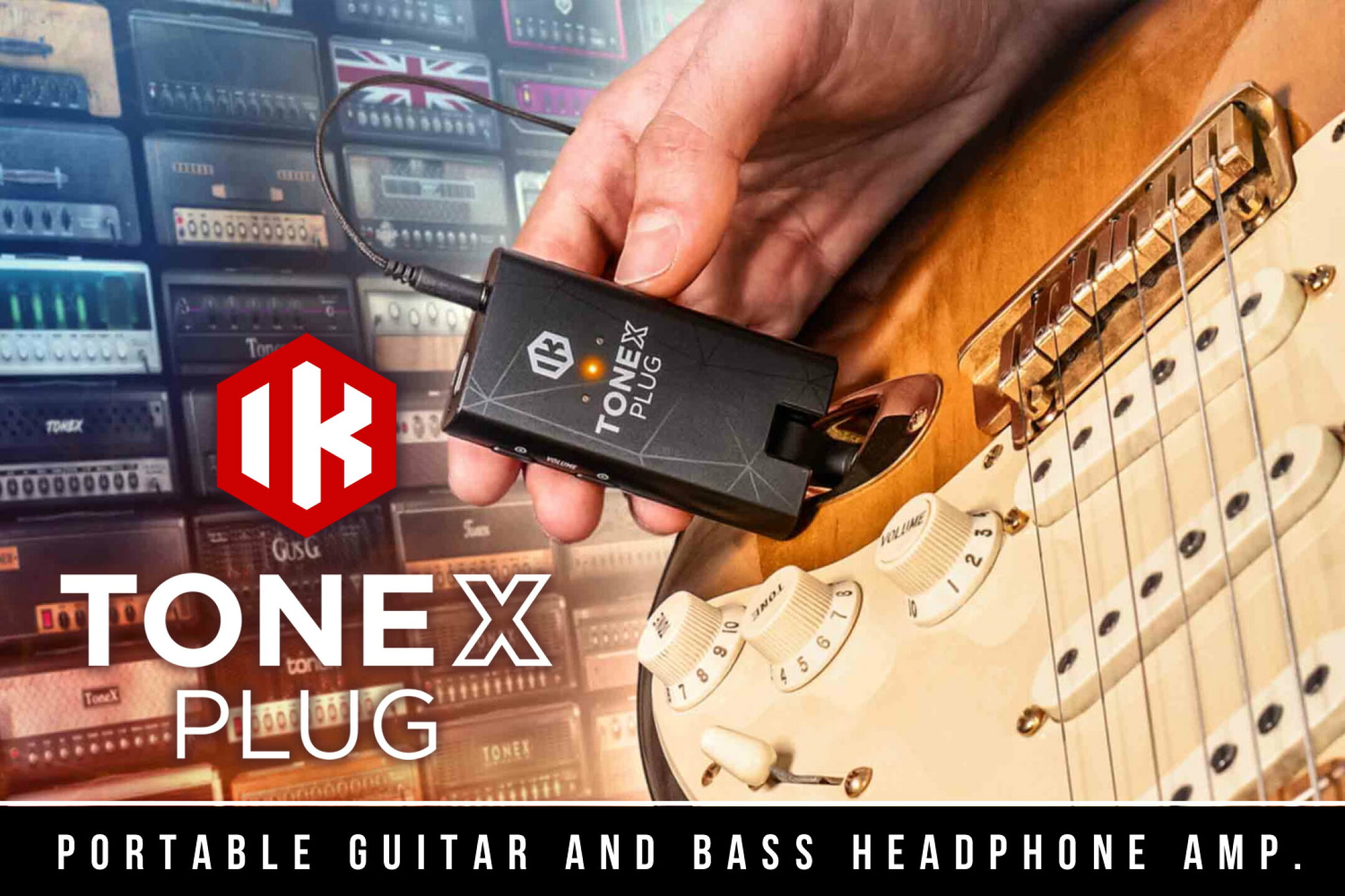 IK Multimedia TONEX Plug [Portable guitar and bass headphone amp] アイケーマルチメディア ヘッドホンアンプ トーンエックス プラグ AI Machine Modeling モデリング