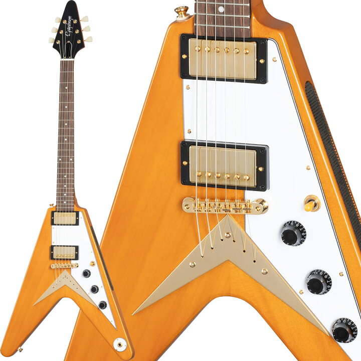 楽天市場】Epiphone Inspired by Gibson Custom Shop 1958 Korina 