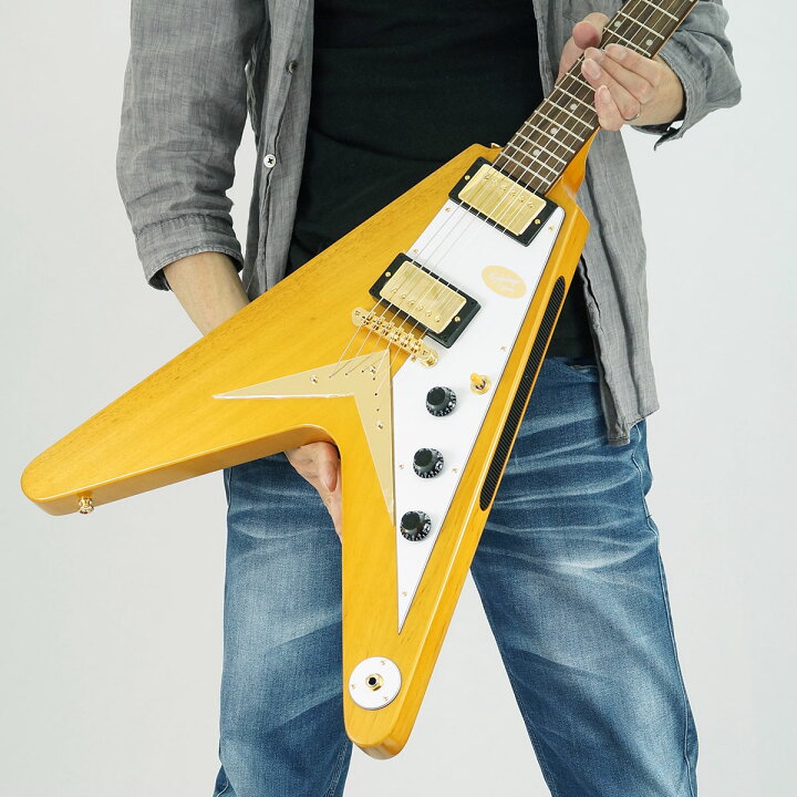 楽天市場】Epiphone Inspired by Gibson Custom Shop 1958 Korina 