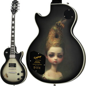 Epiphone Adam Jones Les Paul Custom Art Collection: Mark Rydenfs gQueen Beeh (Antique Silverburst) [{ʉi] y GstH by Mu\ A_EW[Y Tool gD[ X|[ JX^ A[g R
