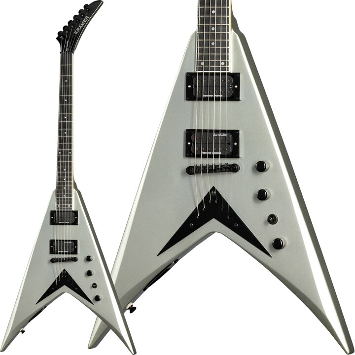 楽天市場】KRAMER Dave Mustaine Vanguard (Silver Metallic) [本数