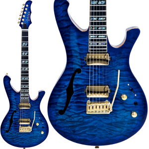 MD-MM Produce MD-Premier G1-Reborn (MBB/Marine Blue Burst) 【 エムディー エムエム プロデュース エレキギター 】