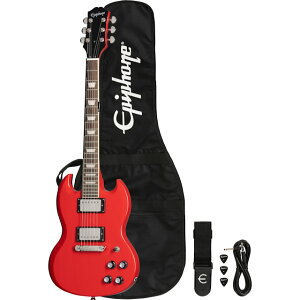 Epiphone Power Players SG (Lava Red) y GstH p[ vC[Y SG 22.73C`XP[ RpNgTCY GLM^[ z