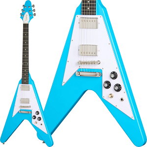 Epiphone Flying V 70s (Maui Blue)�y �G�s�t�H�� FV �t���C���OV 1970s �}�E�C �u���[ �G���L�M�^�[ �z