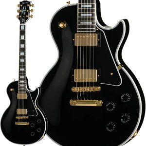 Gibson Custom Shop Les Paul Custom w/Ebony Fingerboard Gloss (Ebony) �y �M�u�\�� �J�X�^���V���b�v ���X�|�[�� �J�X�^�� �G�{�j�[�w�� �O���X �t�B�j�b�V�� �G�{�j�[ �u���b�N �G���L�M�^�[ �z