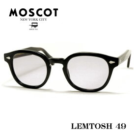 MOSCOT モスコット LEMTOSH レムトッシュ メガネ サングラス サイズ 49 ブラック グレーレンズ