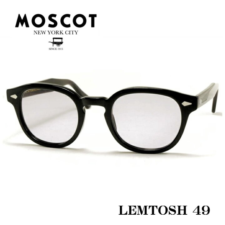 楽天市場 Moscot モスコット Lemtosh レムトッシュ メガネ サングラス サイズ 49 ブラック グレーレンズ Sparks Online Store