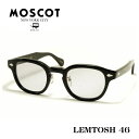 MOSCOT モスコット LEMTOSH MP レムトッシュ メガネ サングラス サイズ 46 ブラック グレーレンズ メタルアームパット