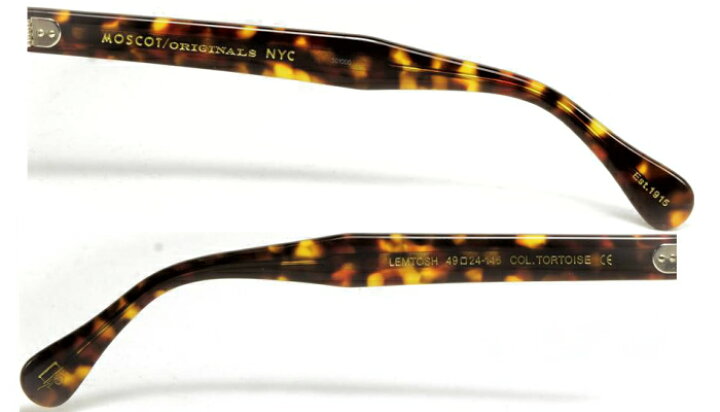 楽天市場】MOSCOT モスコット LEMTOSH レムトッシュ メガネ サイズ 49 